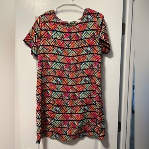 GB mini dress. Colorful dress size large. Originally from tj maxx worn once.